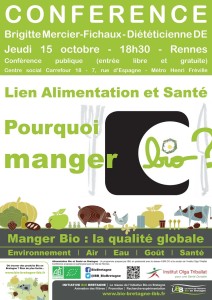 AfficheA2-ConferenceLienAlimentationBio-Sante-Carrefour18-Rennes-15102015-bd